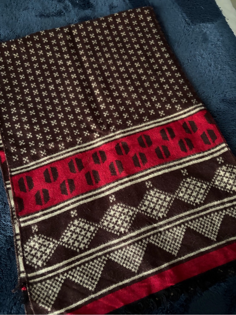 Men Geometric Scarf 100% Modal Fabric